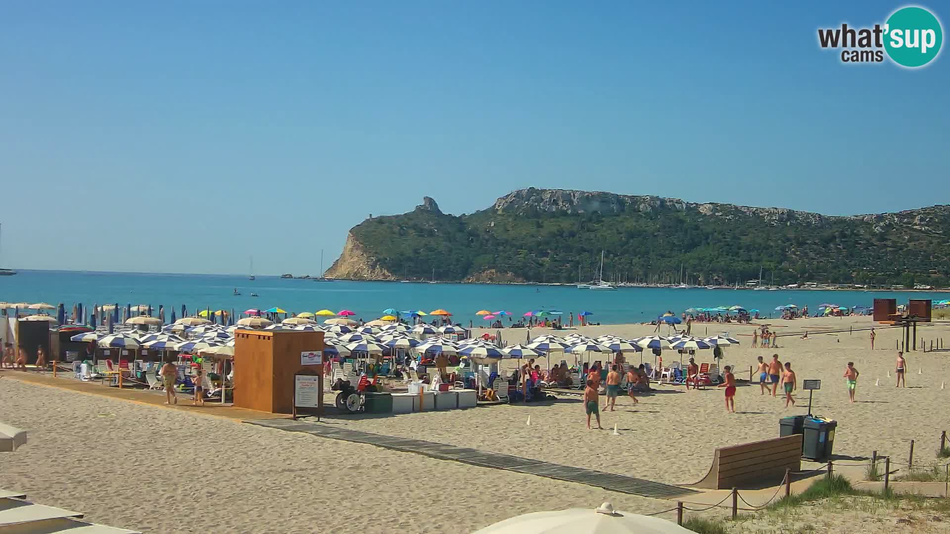 Poetto beach webcam | Cagliari | Sardinia