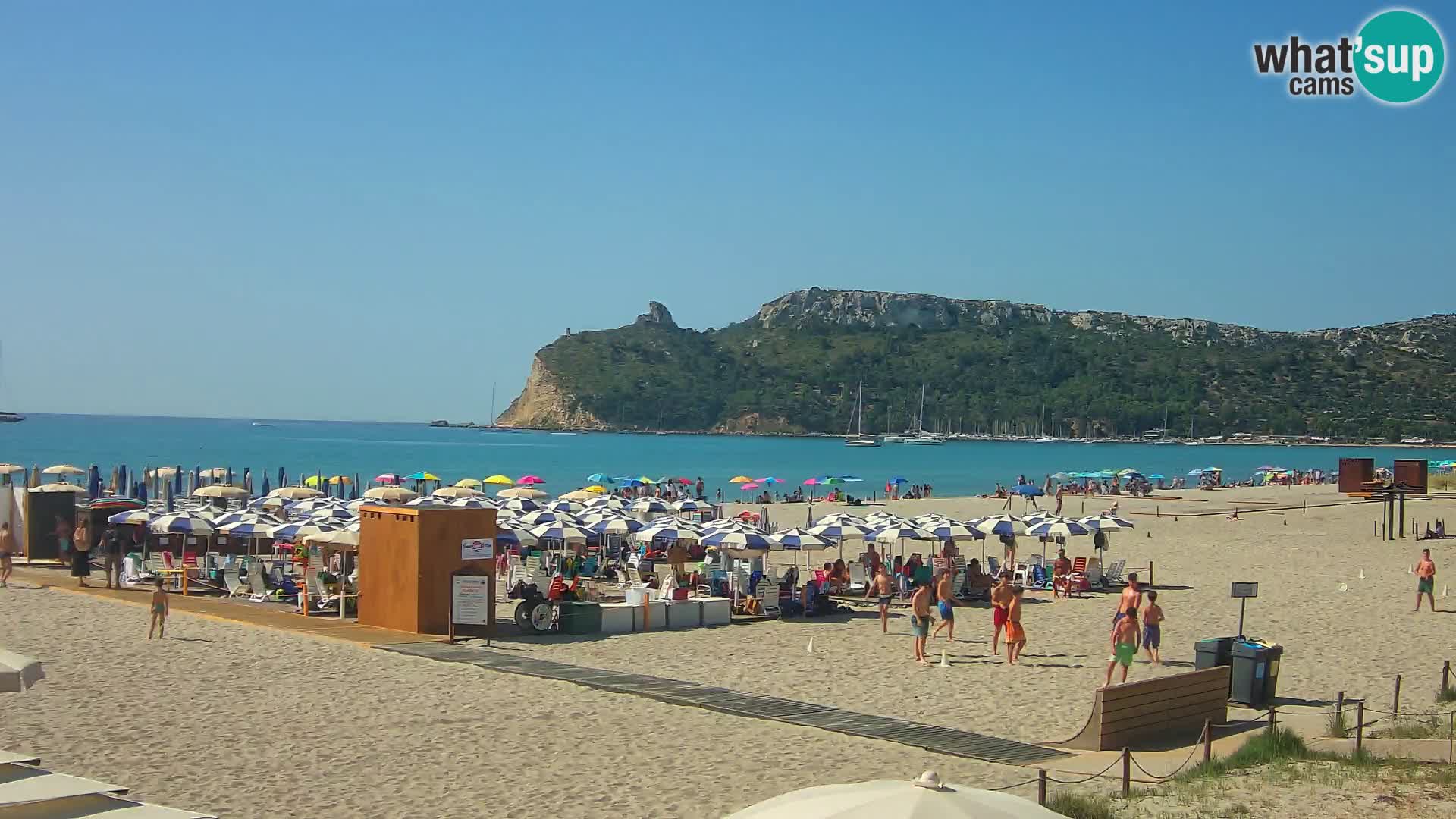 Poetto beach webcam | Cagliari | Sardinia