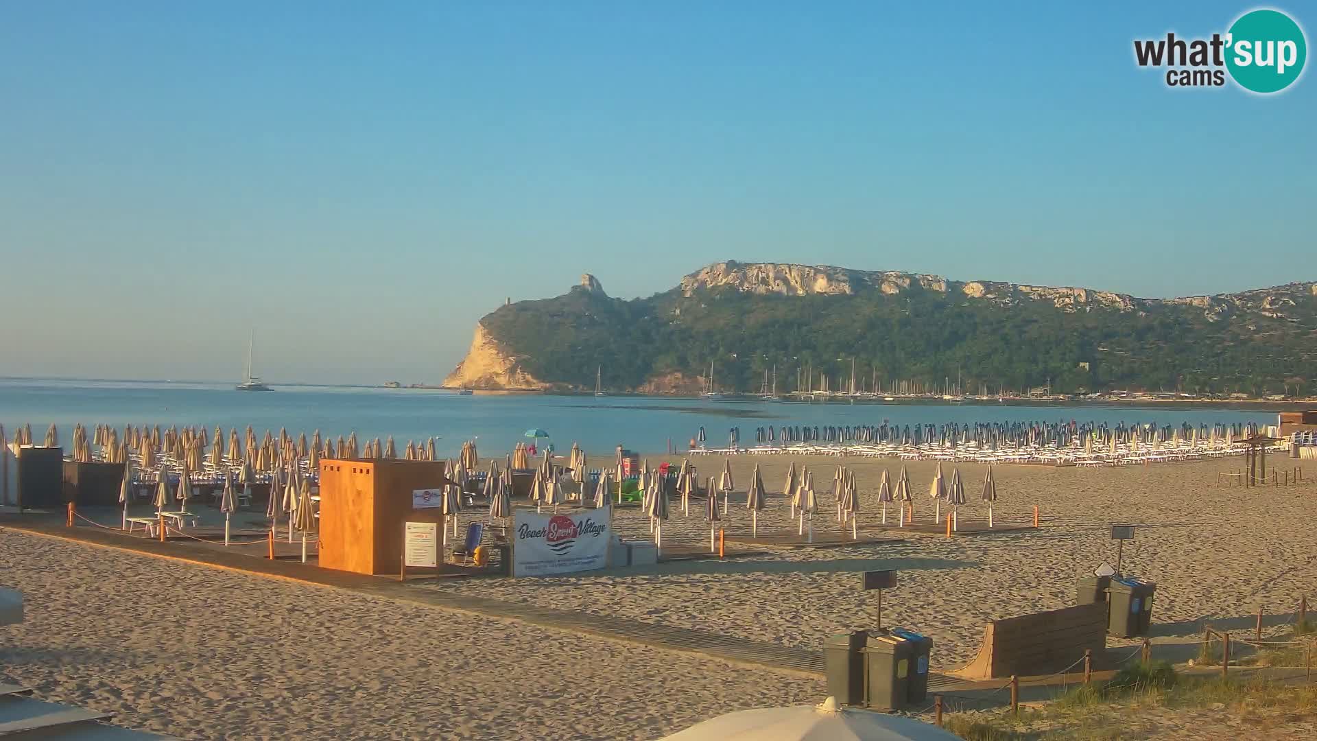 Poetto Strand Webcam | Cagliari | Sardinien