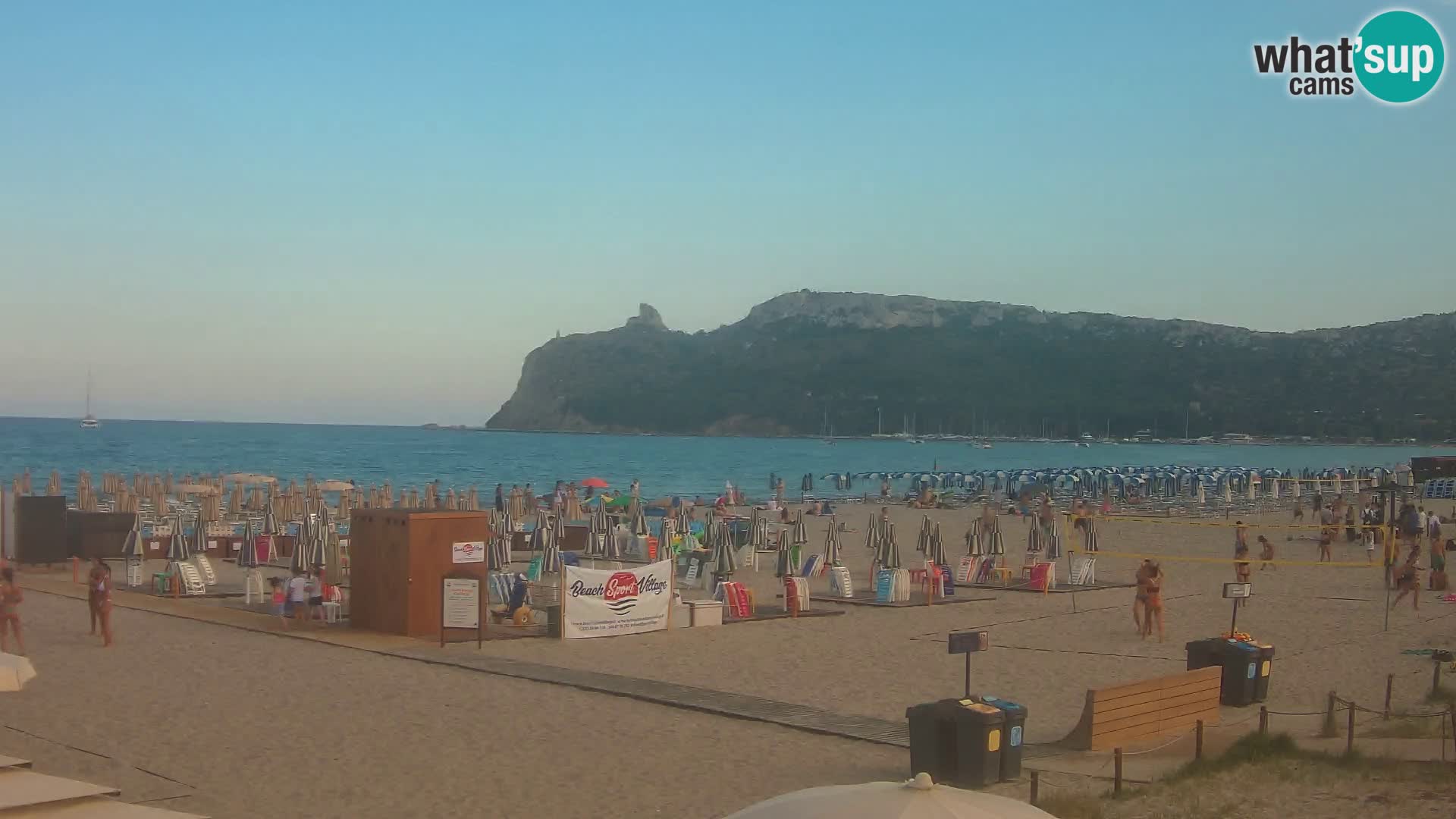 Poetto beach webcam | Cagliari | Sardinija
