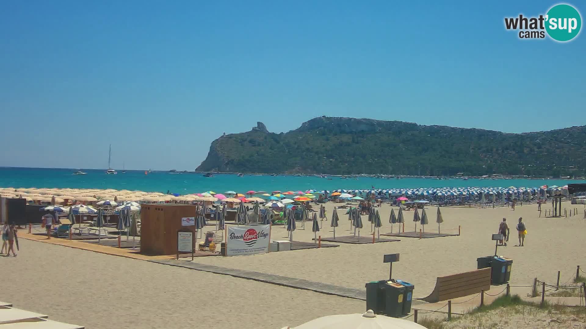 Poetto Strand Webcam | Cagliari | Sardinien