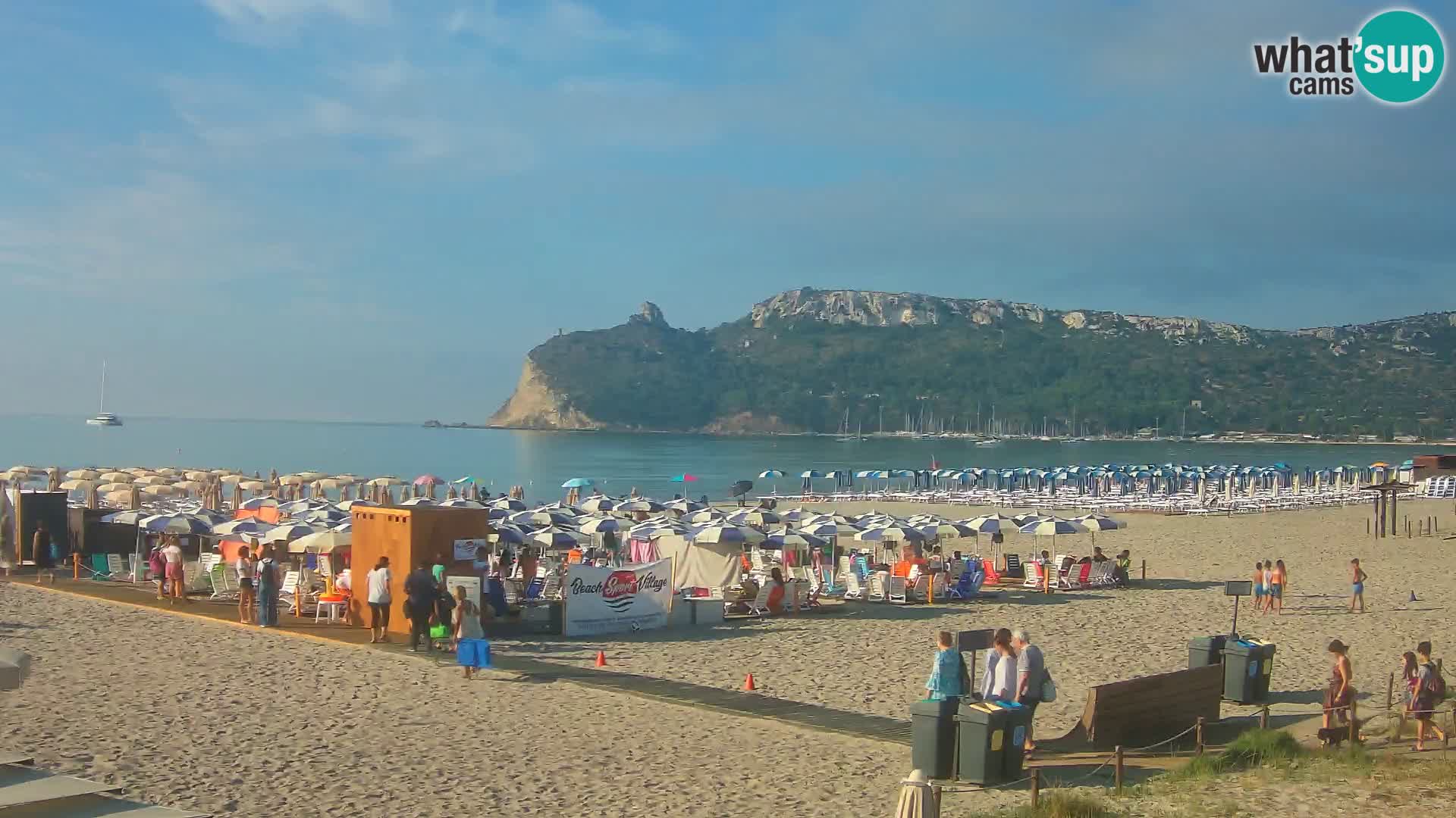 Poetto beach webcam | Cagliari | Sardinija