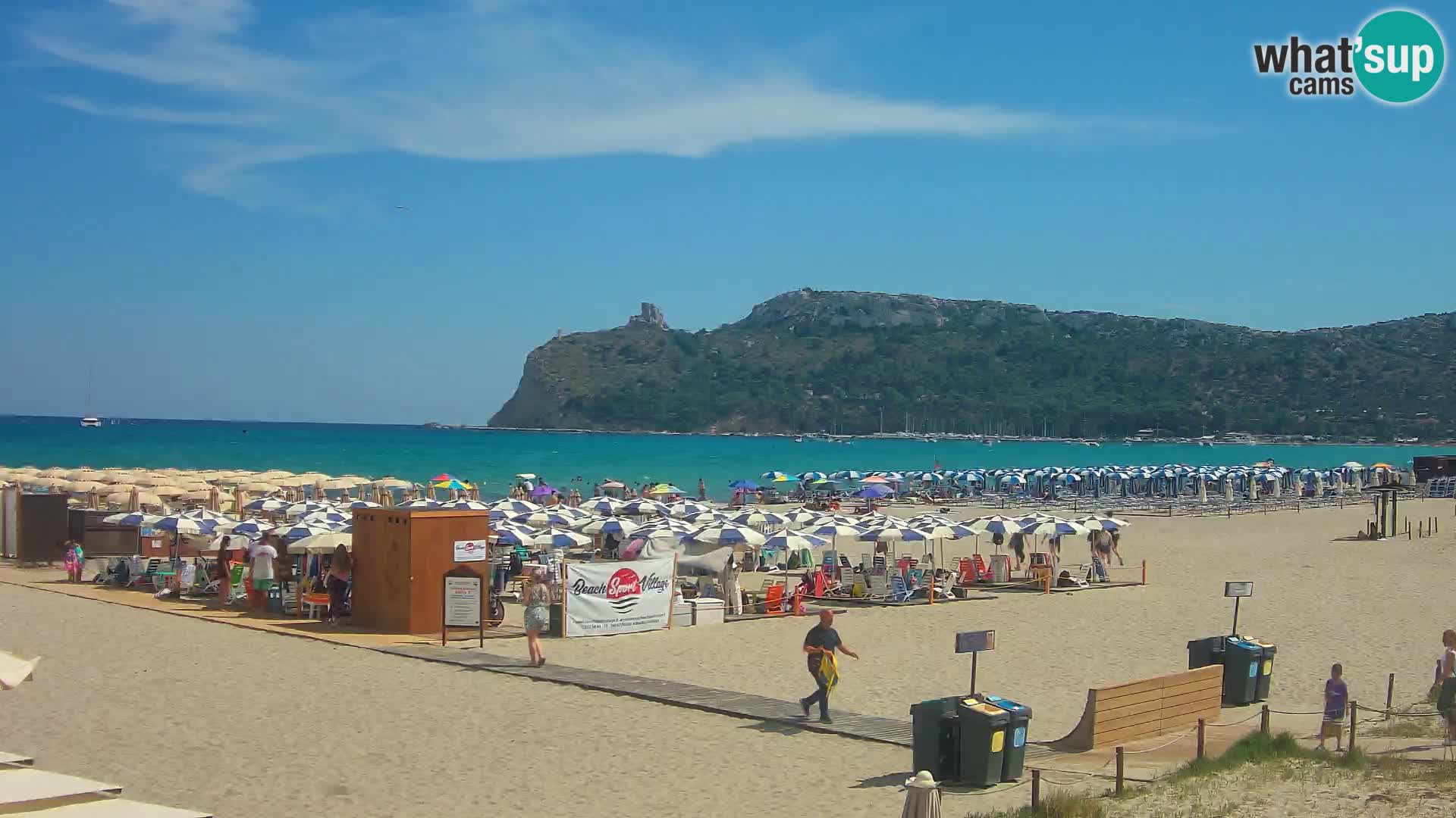 Webcam spiaggia del Poetto | Cagliari | Sardegna
