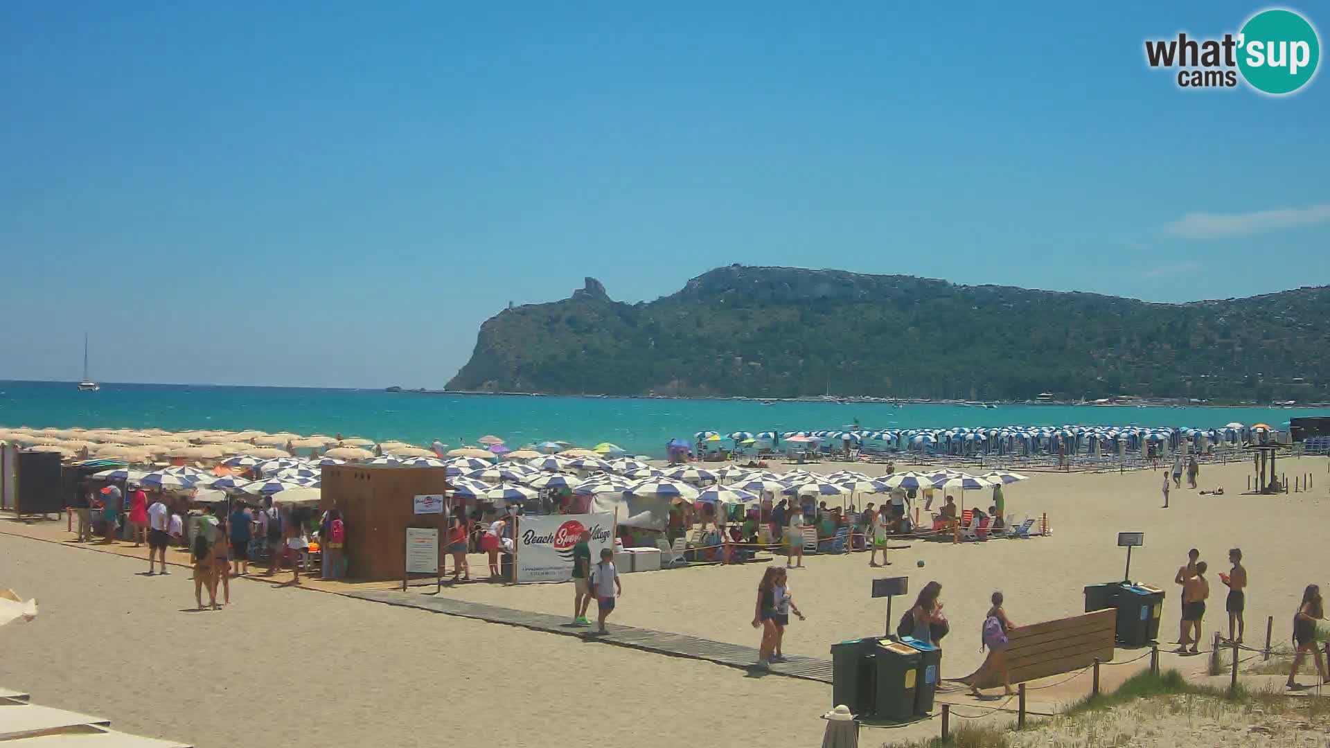Poetto beach webcam | Cagliari | Sardinia
