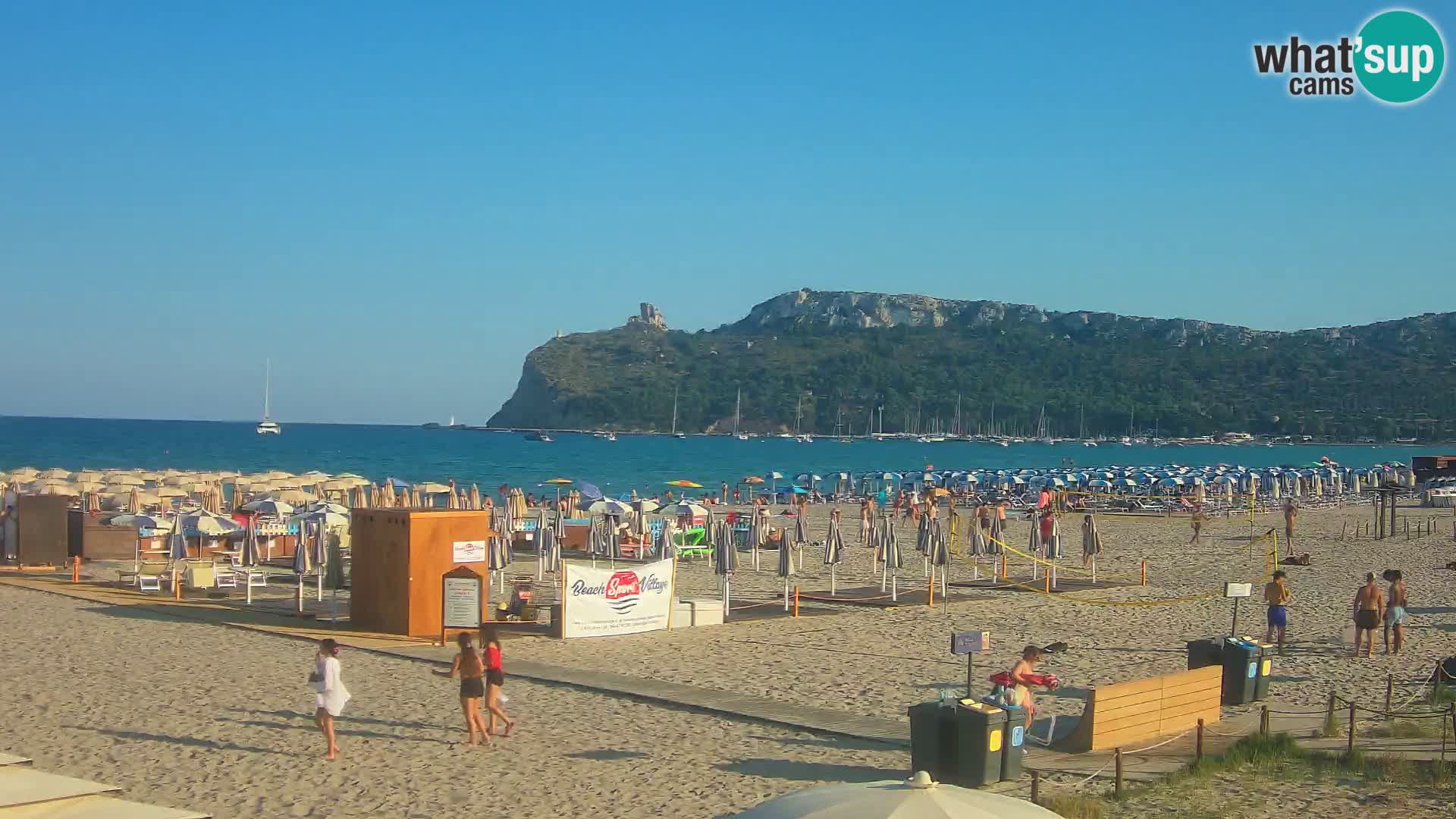 Poetto Strand Webcam | Cagliari | Sardinien