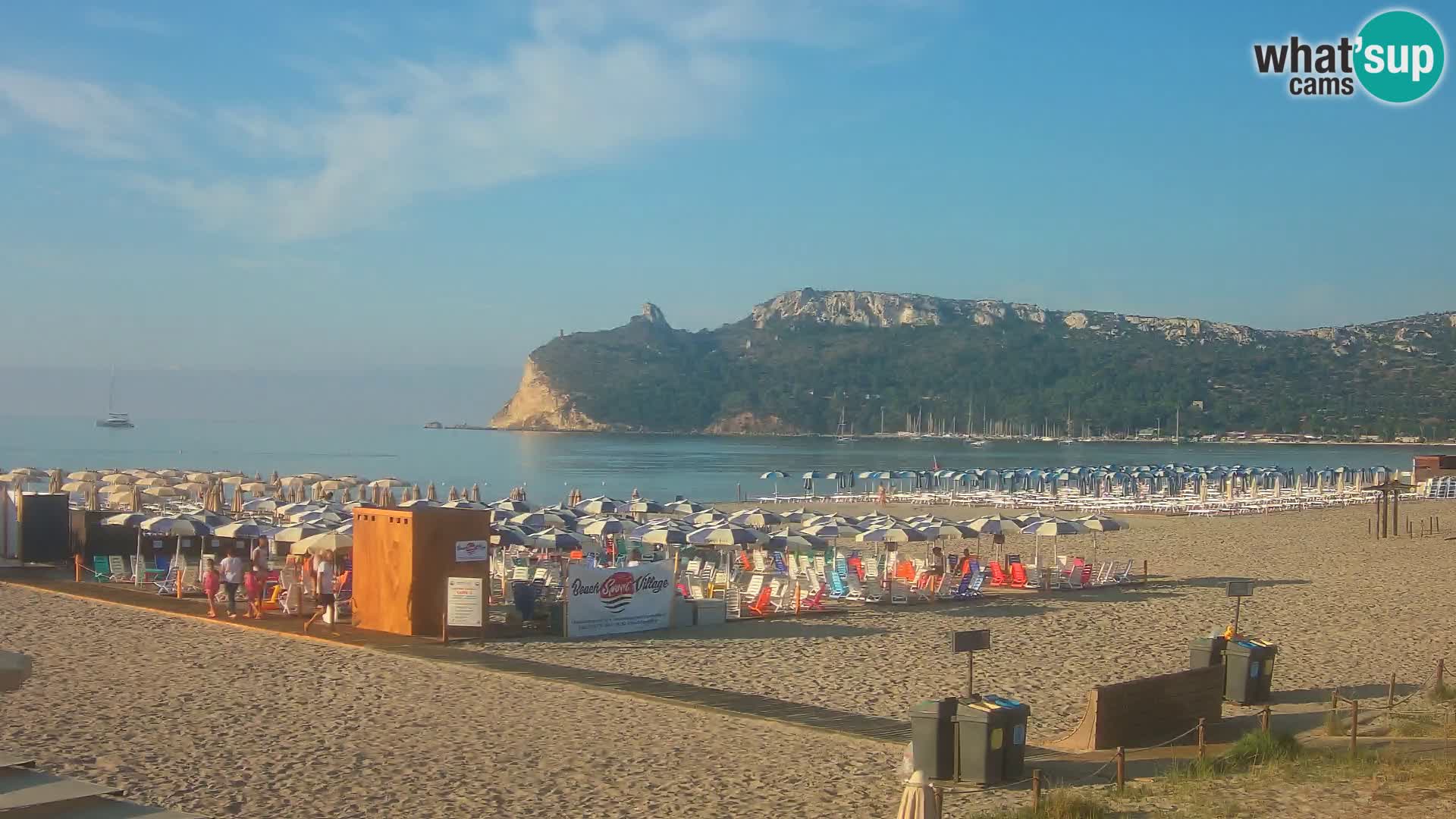 Poetto beach webcam | Cagliari | Sardinija