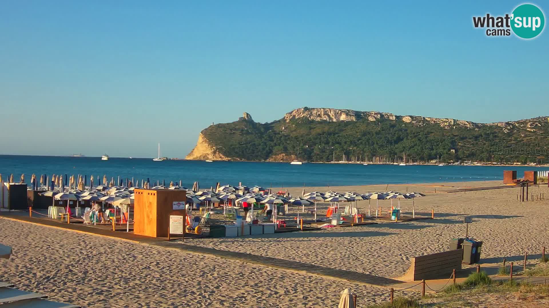 Poetto Strand Webcam | Cagliari | Sardinien
