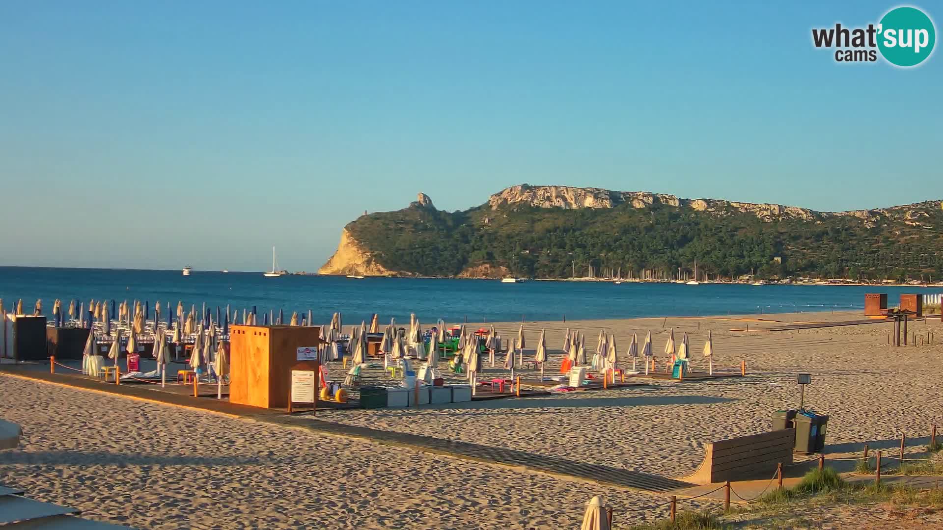 Webcam spiaggia del Poetto | Cagliari | Sardegna