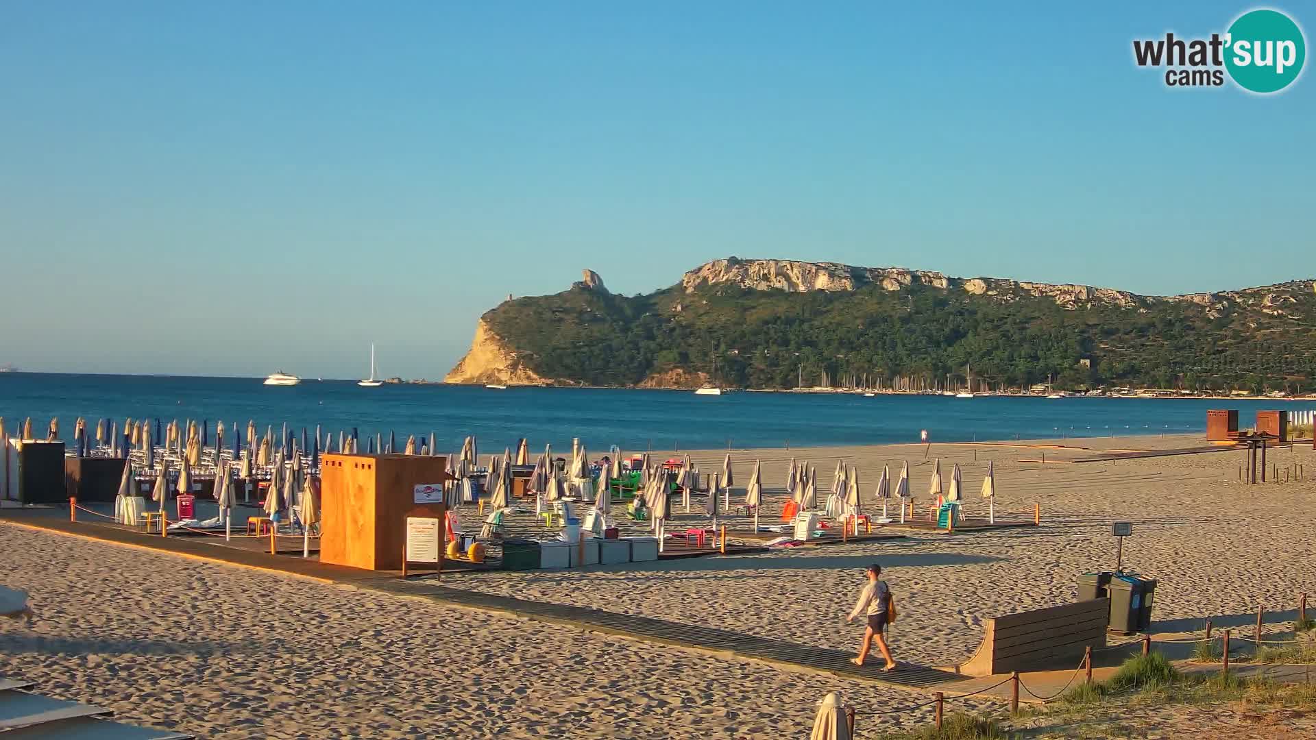 Webcam spiaggia del Poetto | Cagliari | Sardegna