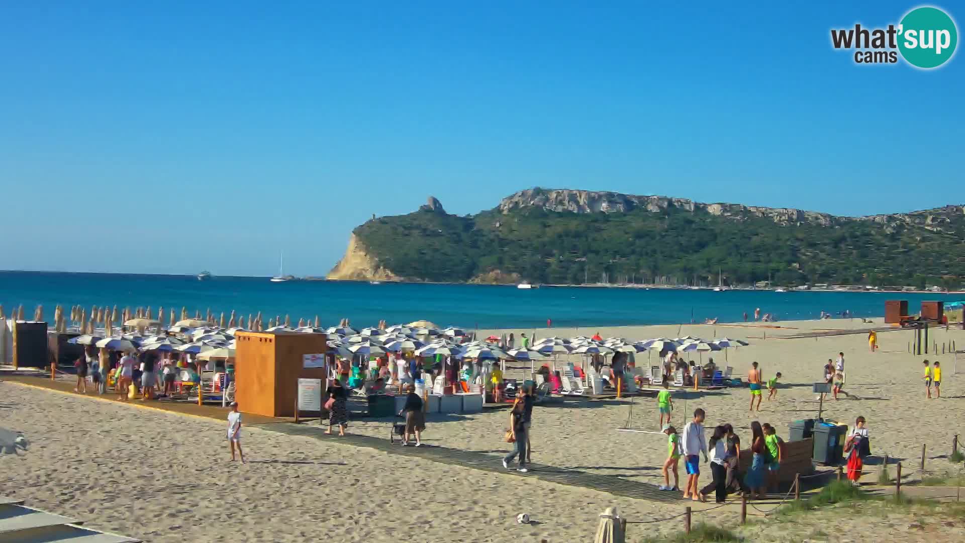 Poetto Strand Webcam | Cagliari | Sardinien