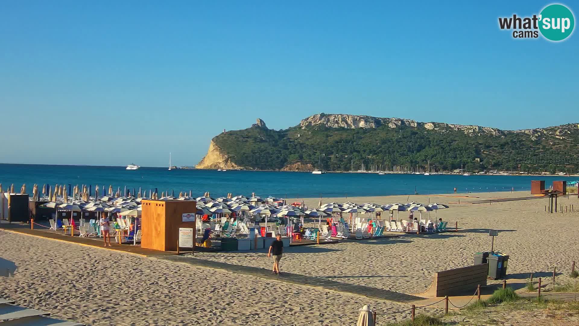 Poetto beach webcam | Cagliari | Sardinija