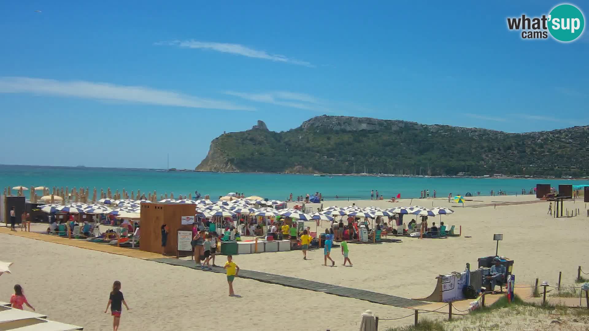 Poetto beach webcam | Cagliari | Sardinija