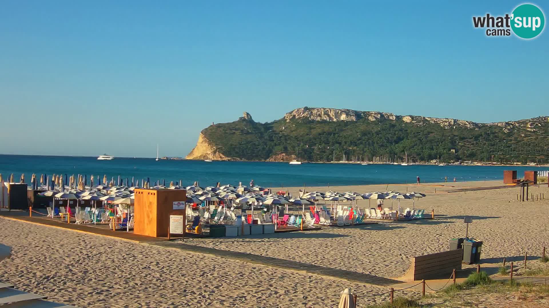 Poetto beach webcam | Cagliari | Sardinija
