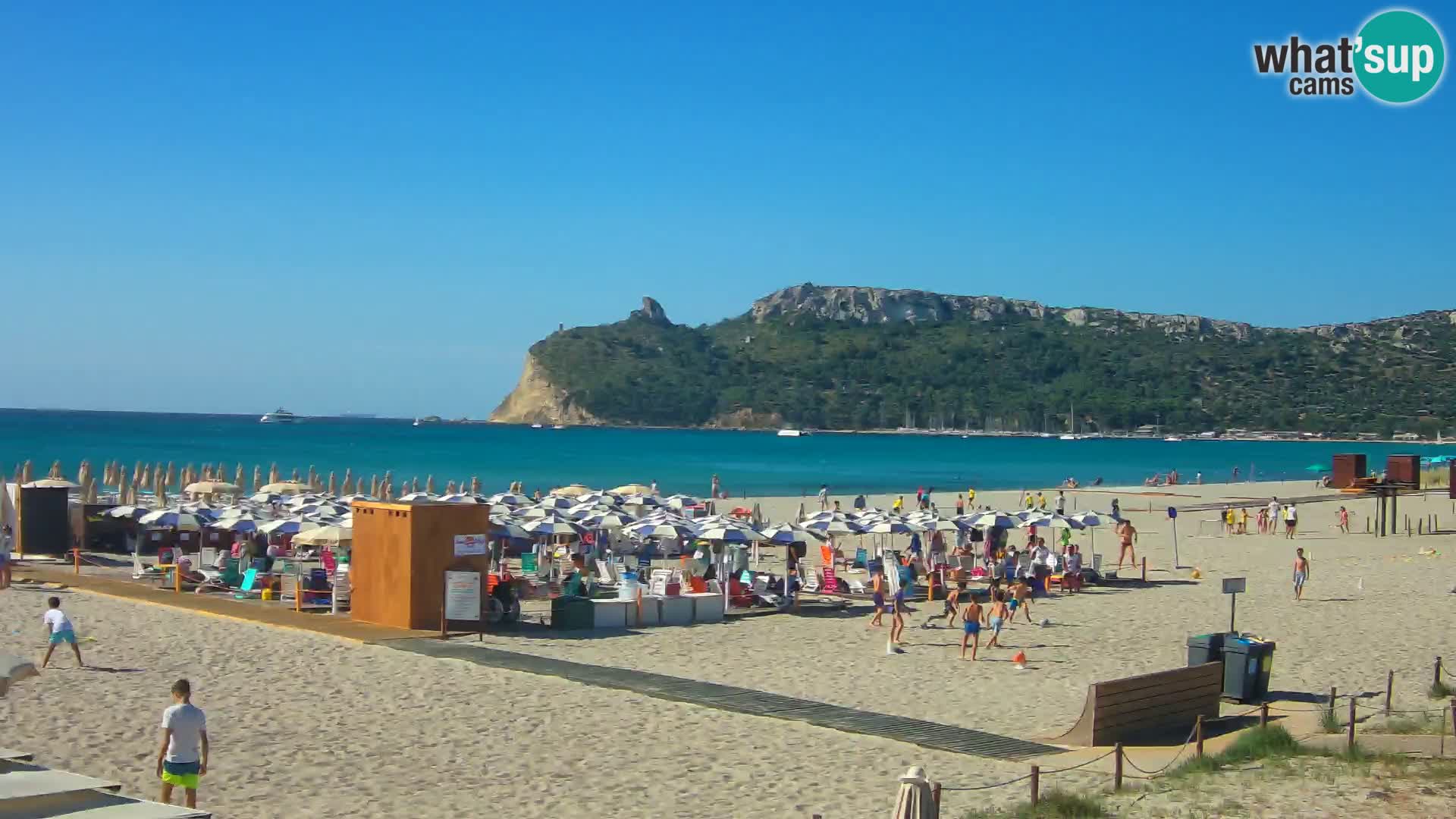 Poetto beach webcam | Cagliari | Sardinija