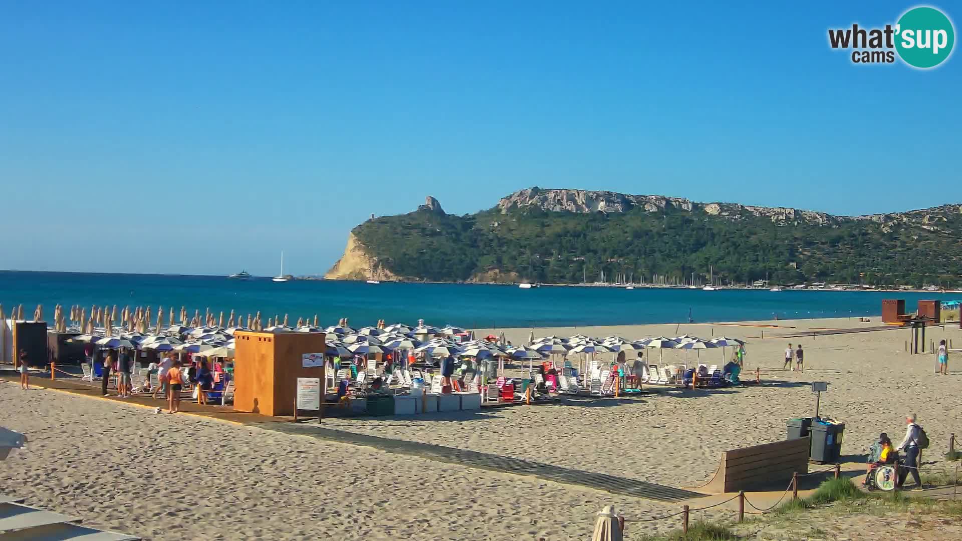 Webcam plage de Poetto | Cagliari | Sardaigne