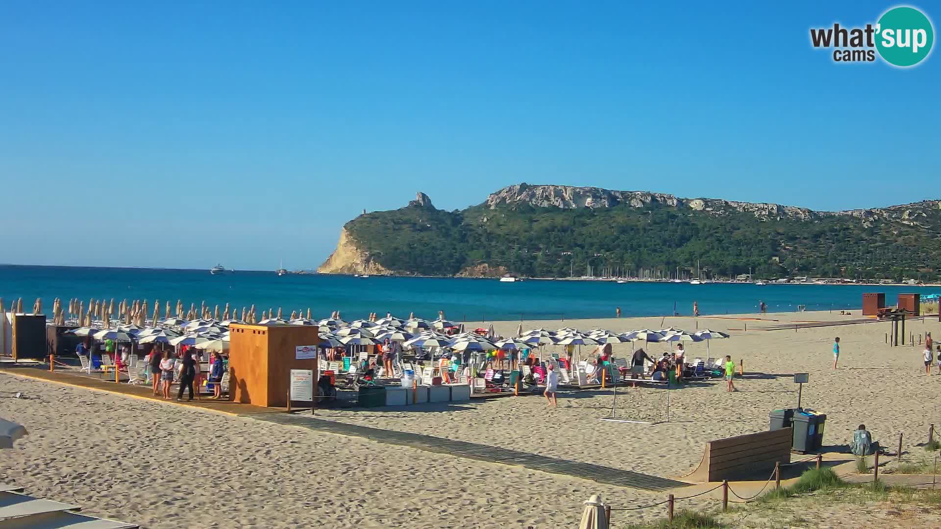Poetto beach webcam | Cagliari | Sardinija