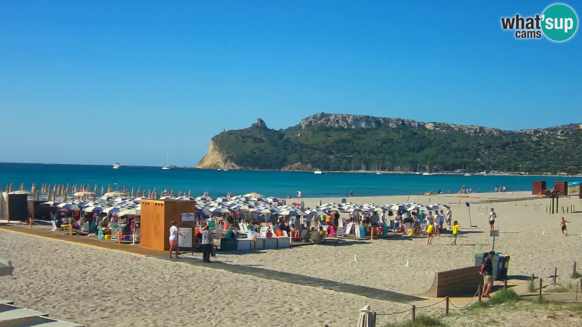 Poetto beach webcam | Cagliari | Sardinija