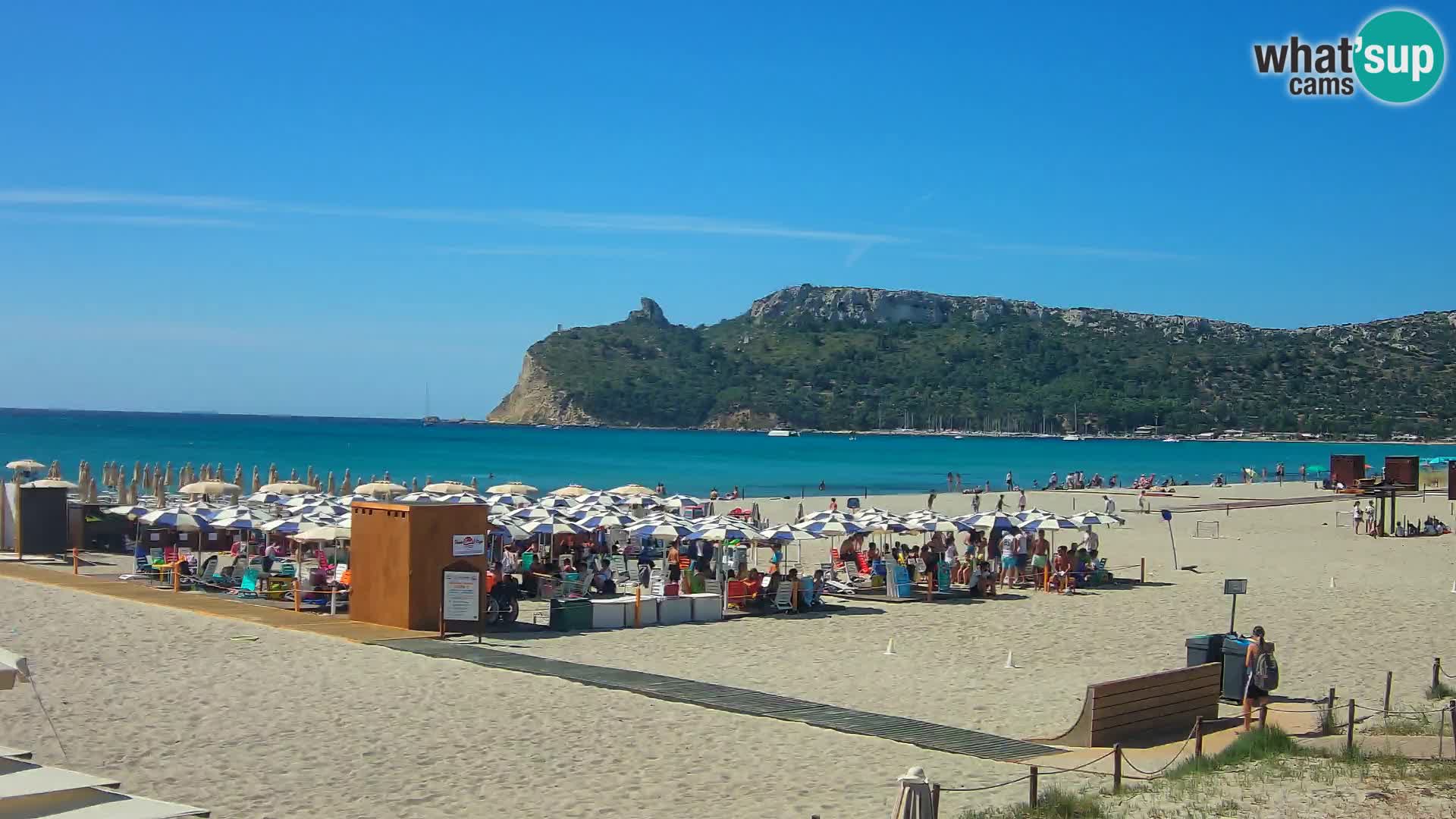 Webcam plage de Poetto | Cagliari | Sardaigne