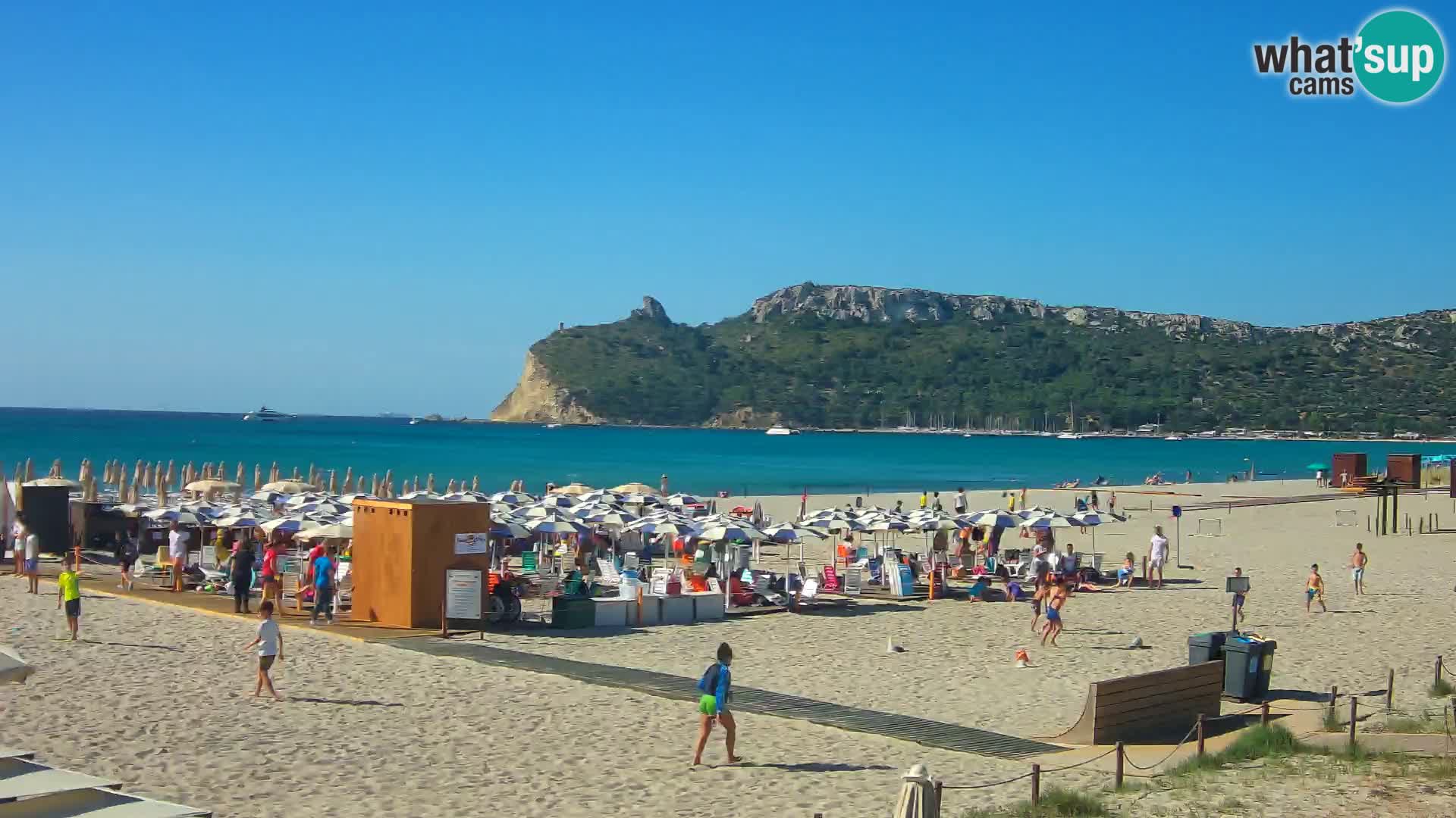 Poetto beach webcam | Cagliari | Sardinija