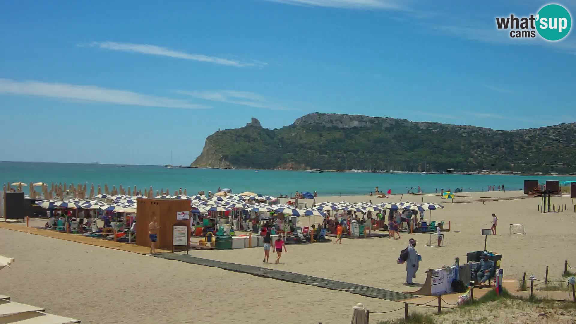 Poetto beach webcam | Cagliari | Sardinija