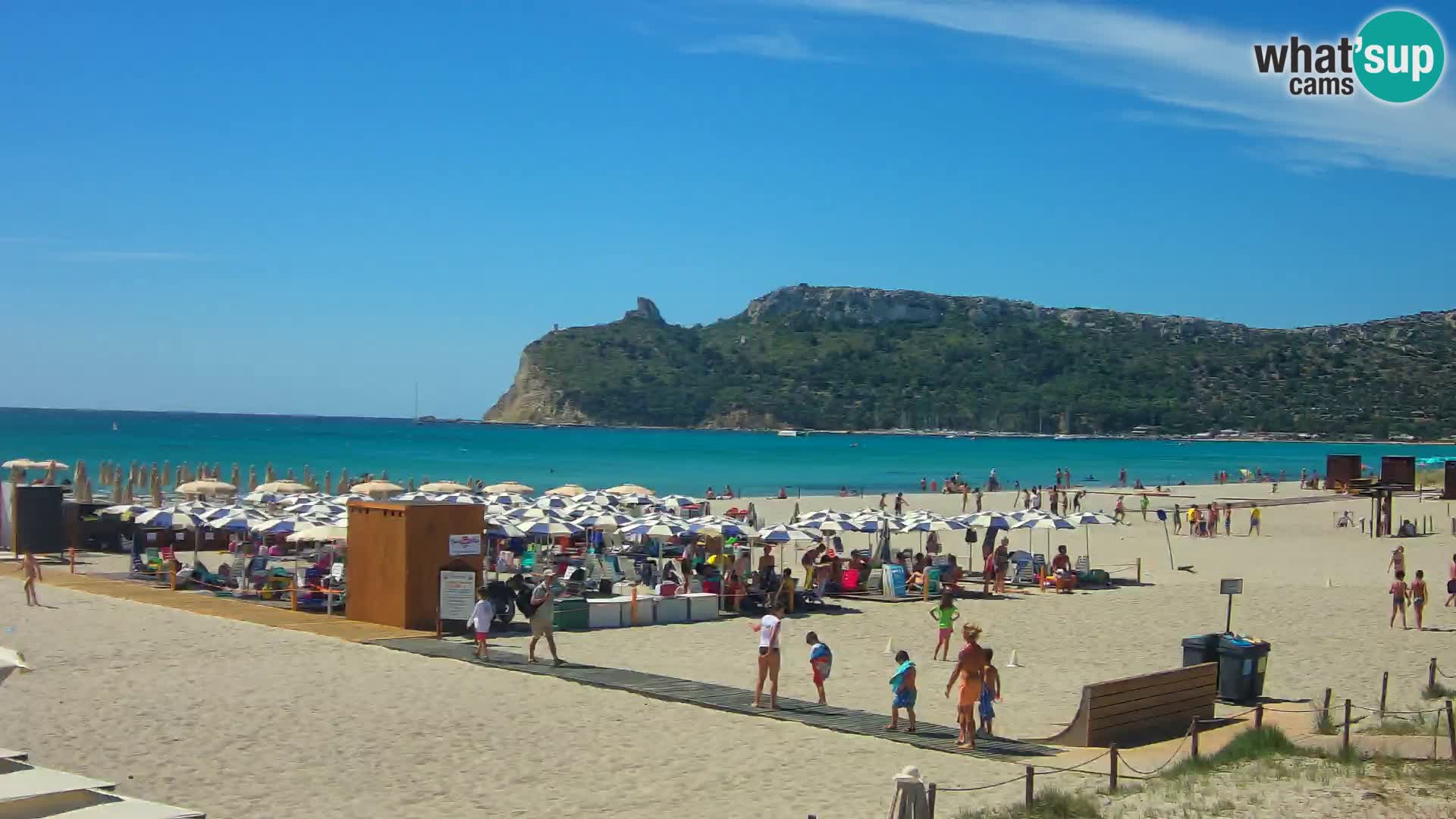 Webcam plage de Poetto | Cagliari | Sardaigne