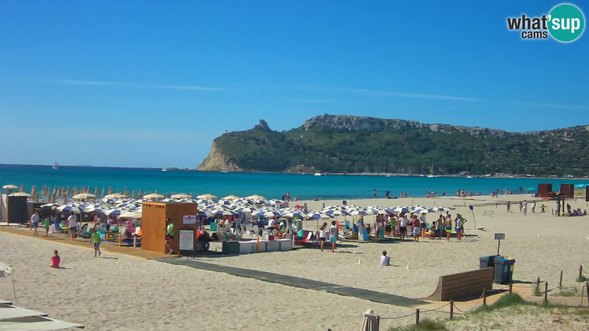 Poetto beach webcam | Cagliari | Sardinija