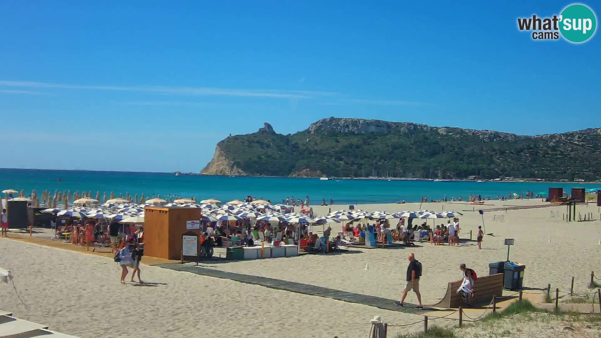 Poetto beach webcam | Cagliari | Sardinija