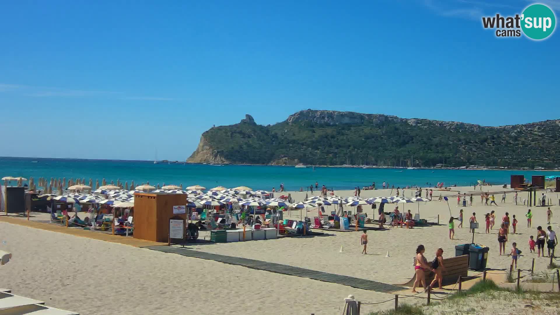 Poetto beach webcam | Cagliari | Sardinija