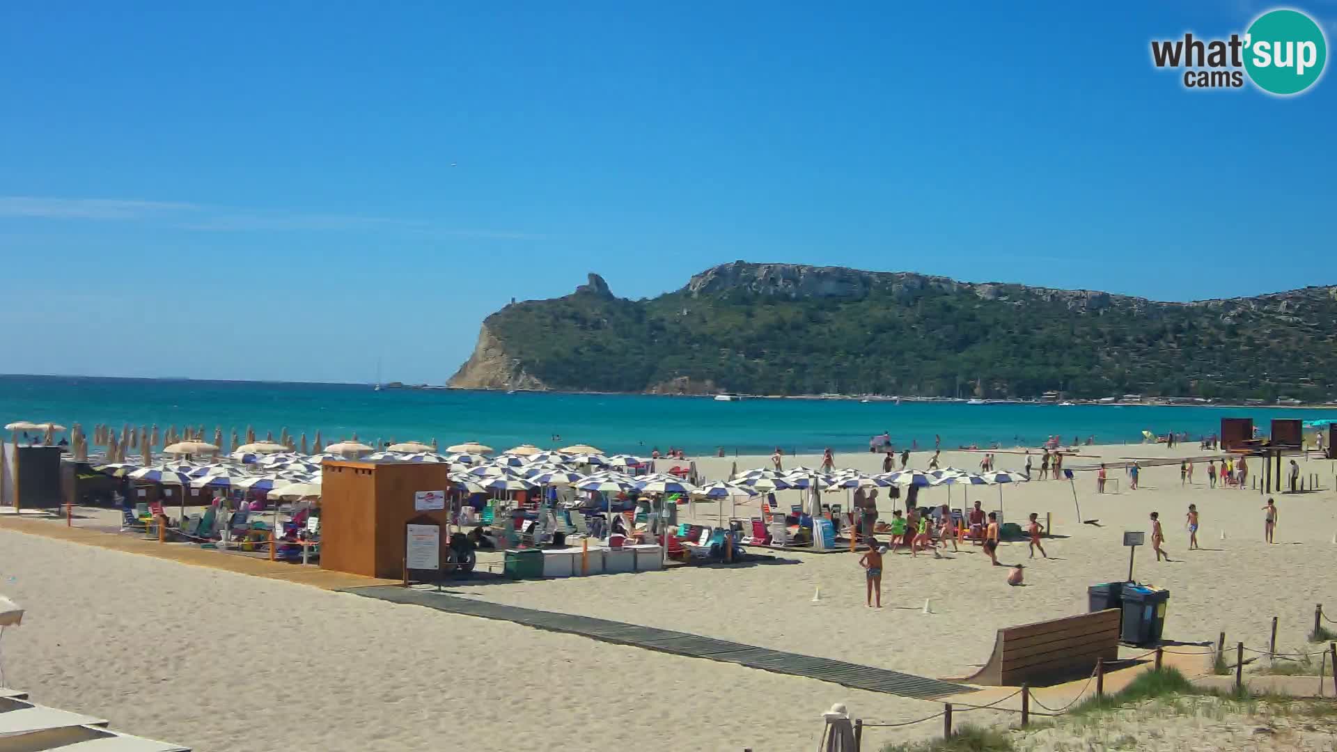Poetto beach webcam | Cagliari | Sardinija
