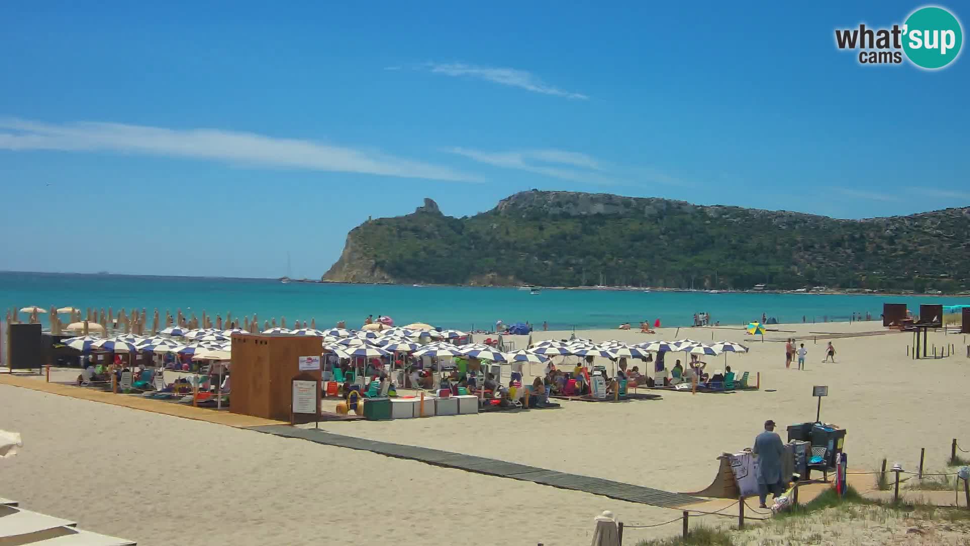 Webcam spiaggia del Poetto | Cagliari | Sardegna