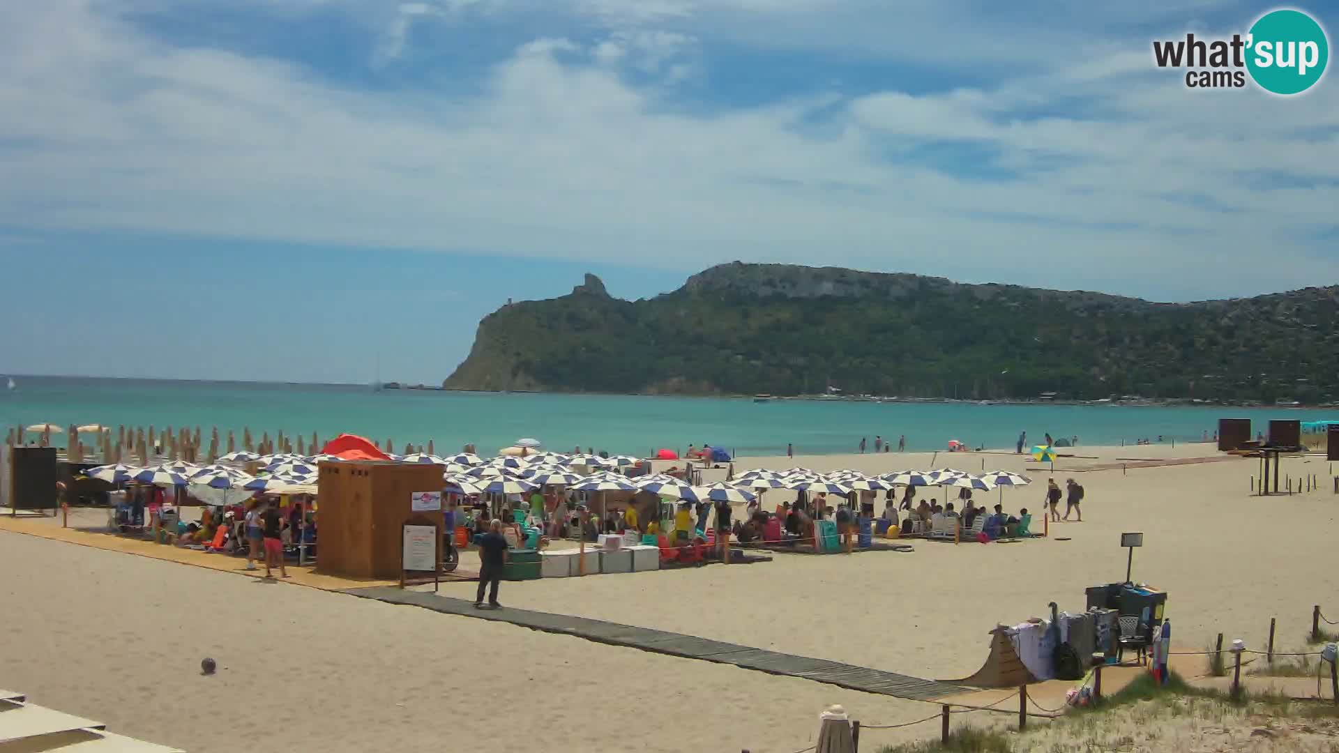 Poetto Strand Webcam | Cagliari | Sardinien