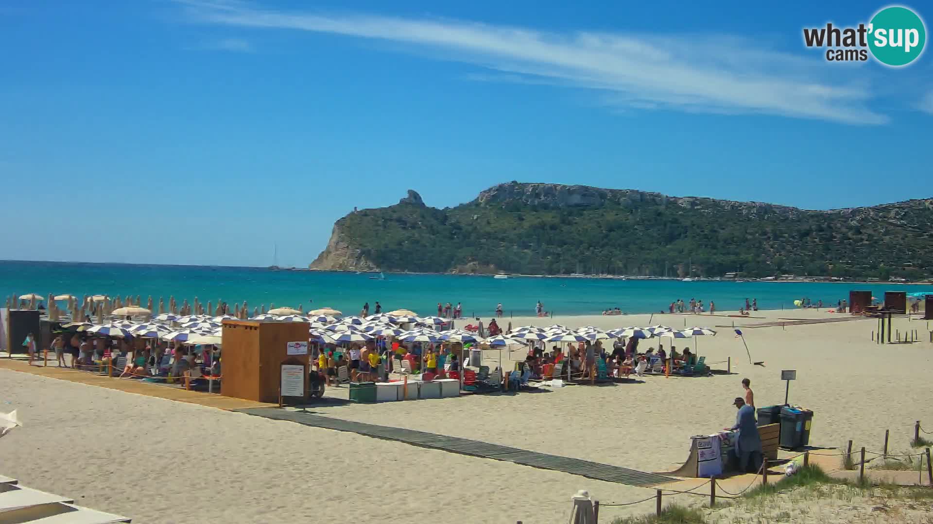Poetto beach webcam | Cagliari | Sardinia