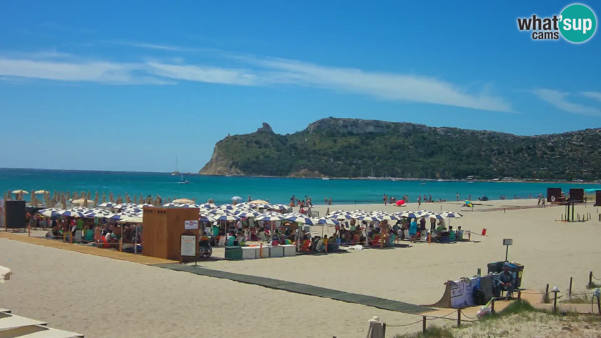 Webcam plage de Poetto | Cagliari | Sardaigne