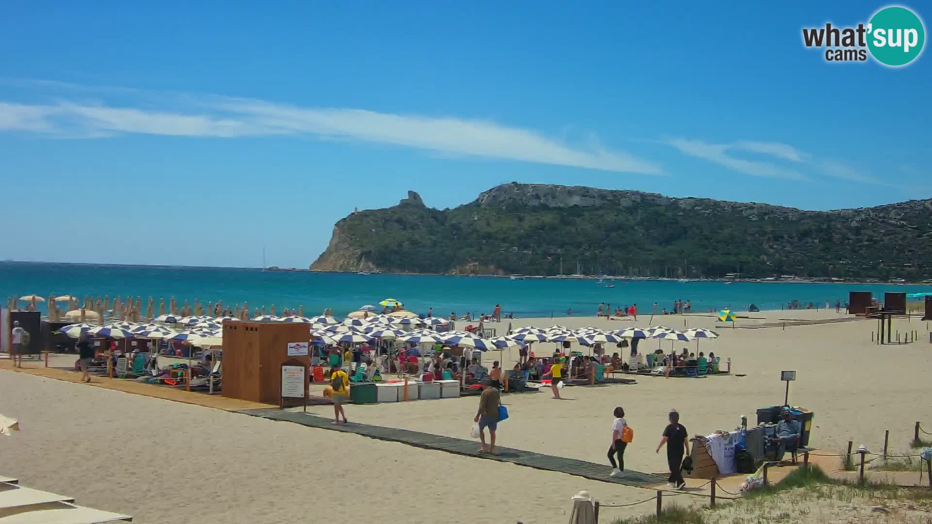 Poetto beach webcam | Cagliari | Sardinija