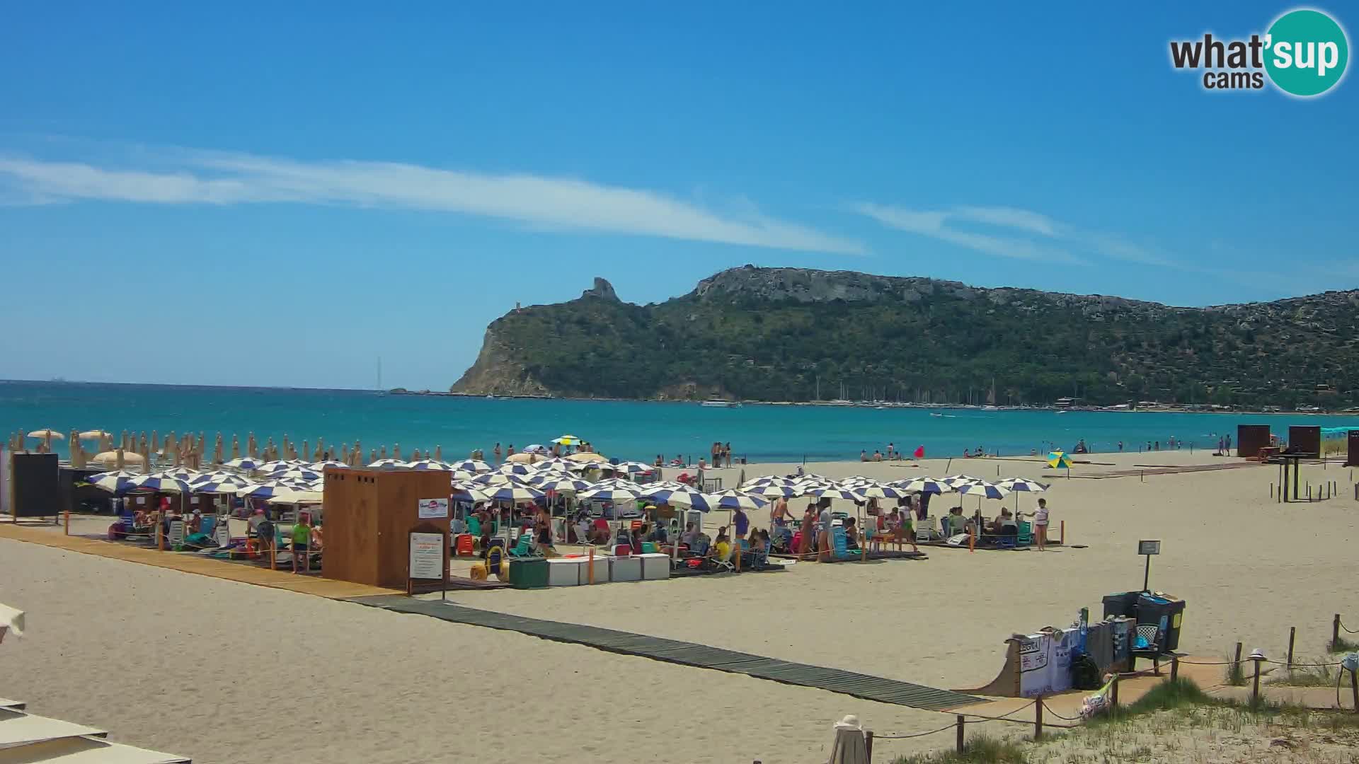 Poetto Strand Webcam | Cagliari | Sardinien