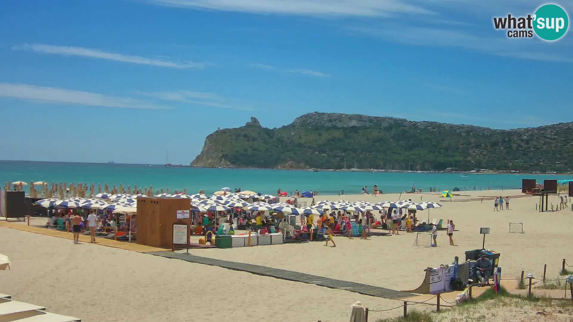 Webcam plage de Poetto | Cagliari | Sardaigne