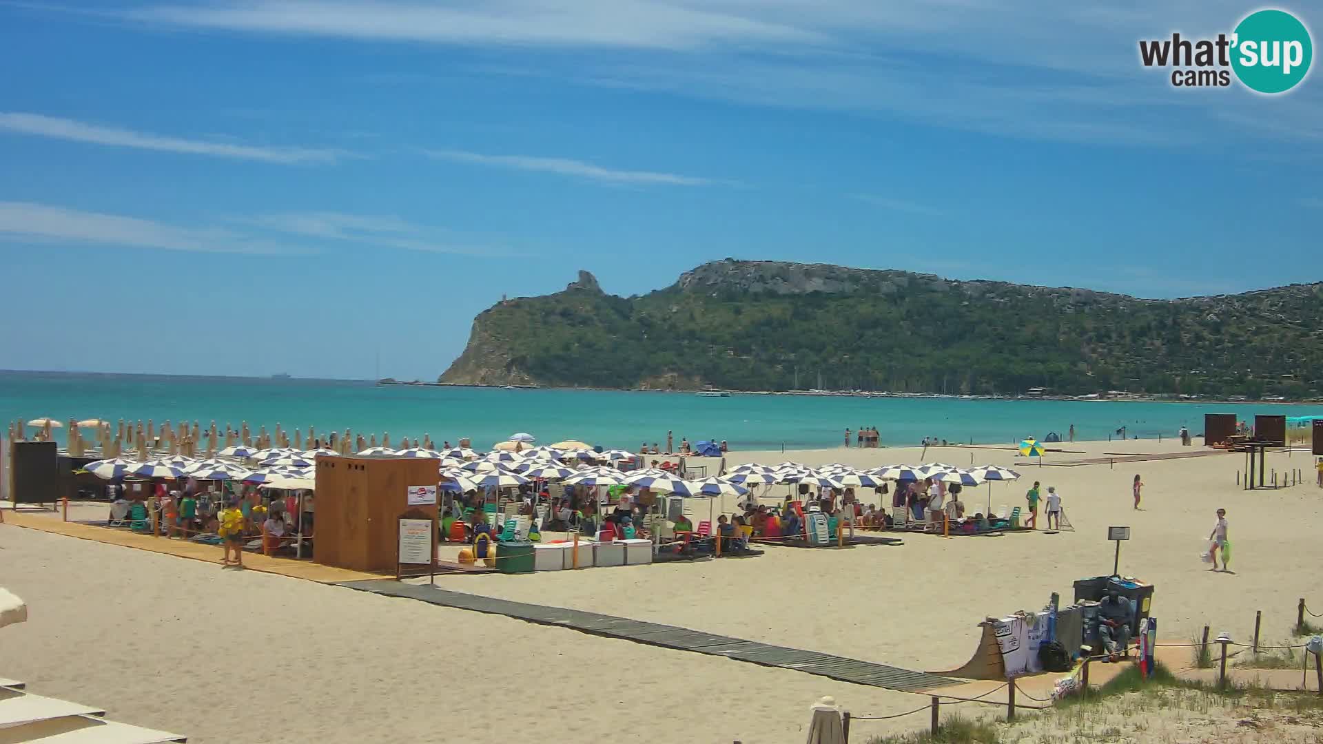 Webcam plage de Poetto | Cagliari | Sardaigne
