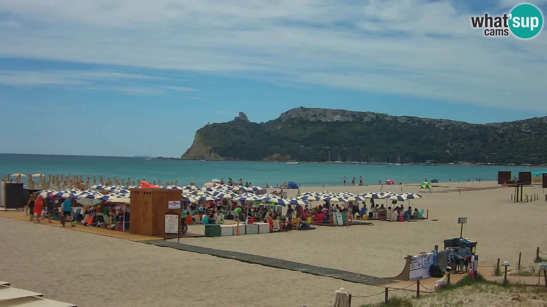 Poetto beach webcam | Cagliari | Sardinija