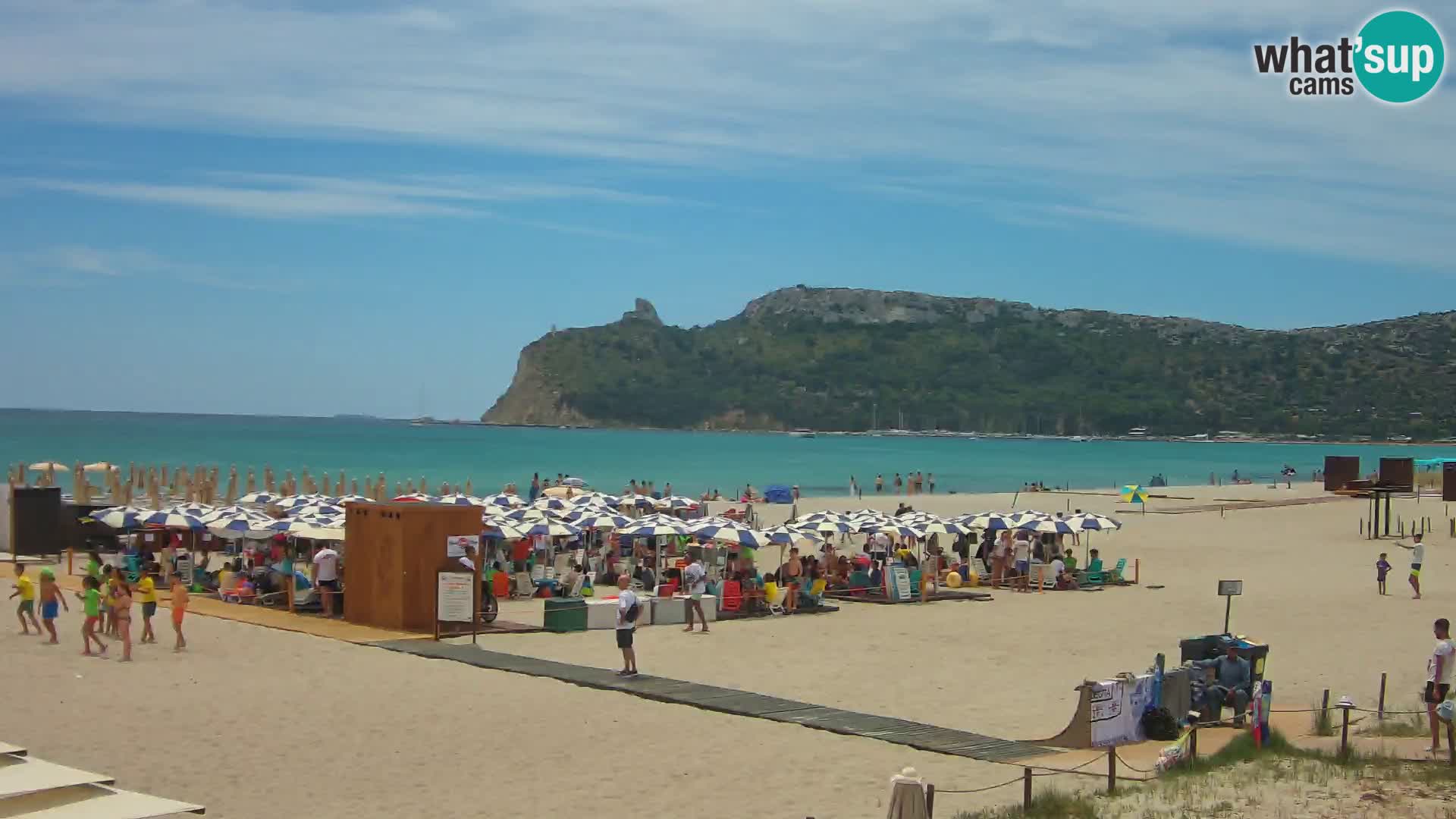 Poetto beach webcam | Cagliari | Sardinija