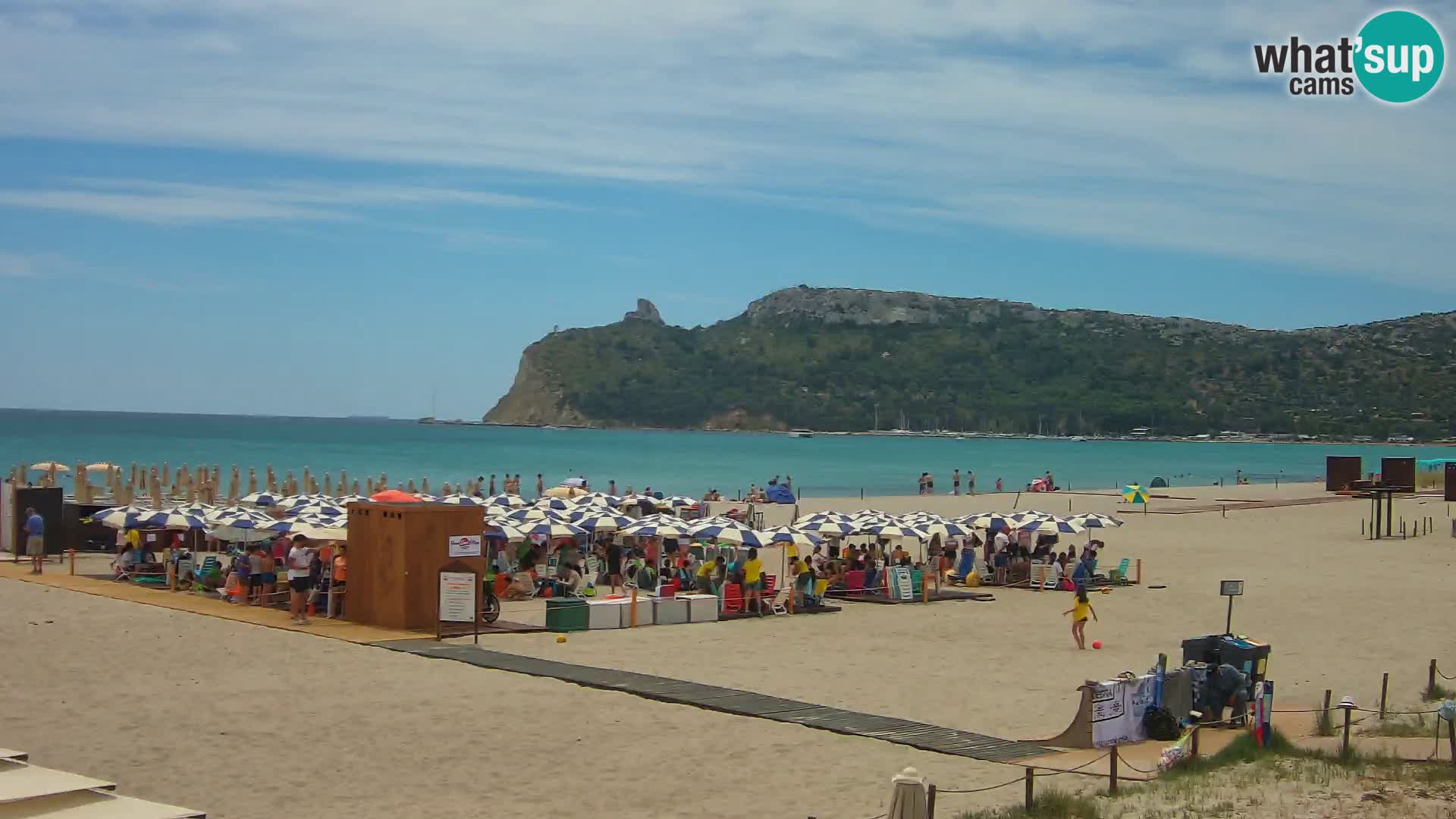 Webcam plage de Poetto | Cagliari | Sardaigne
