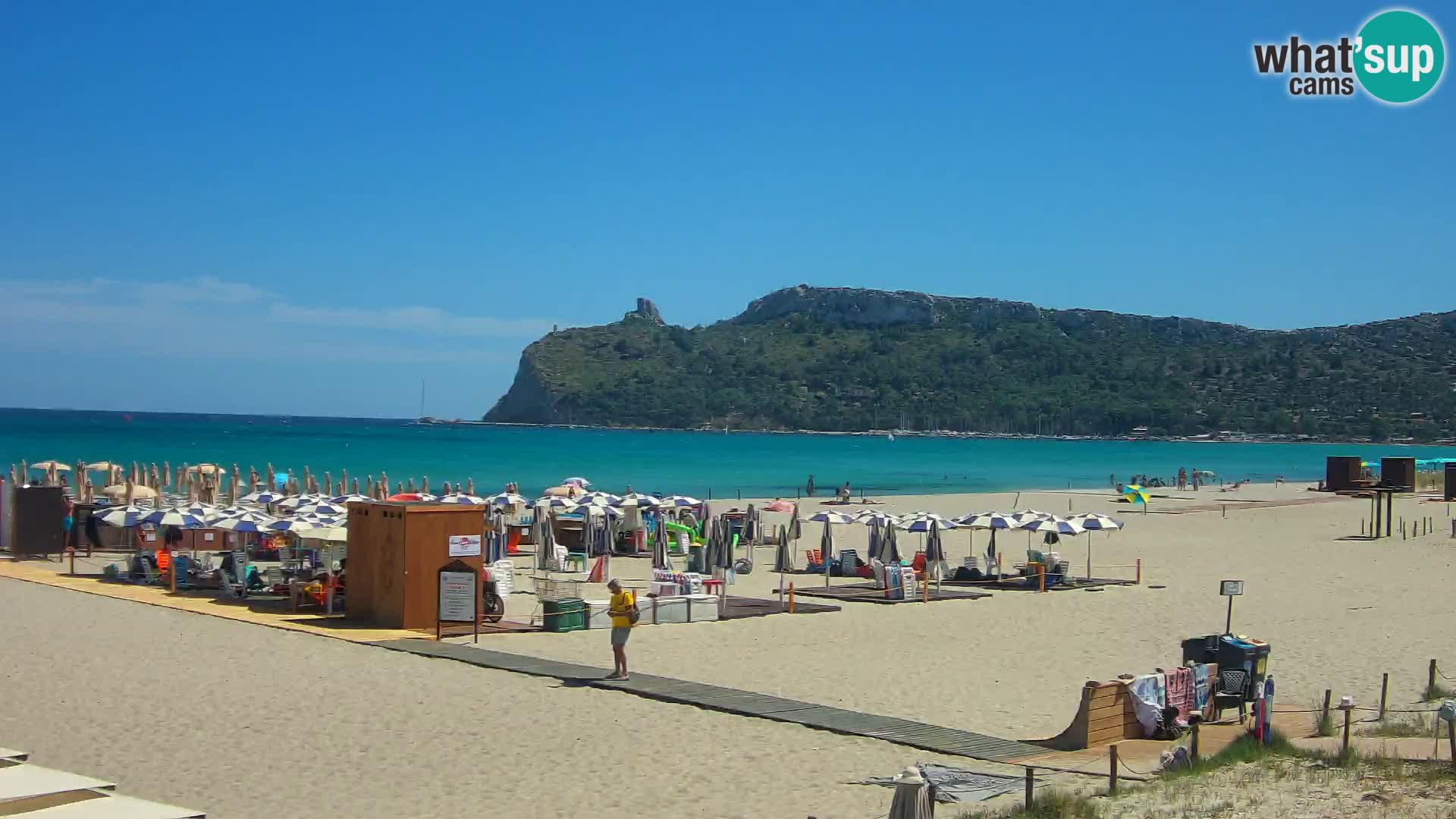 Poetto beach webcam | Cagliari | Sardinia
