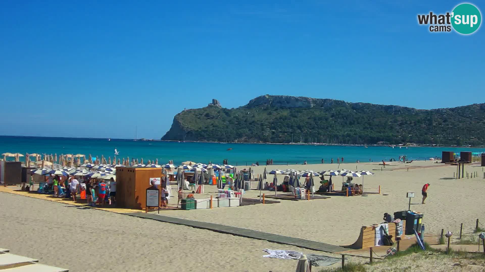 Poetto Strand Webcam | Cagliari | Sardinien