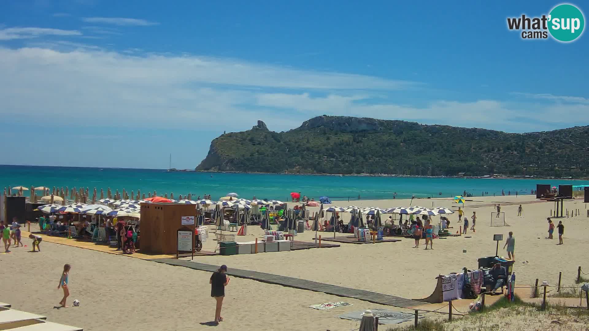 Webcam plage de Poetto | Cagliari | Sardaigne