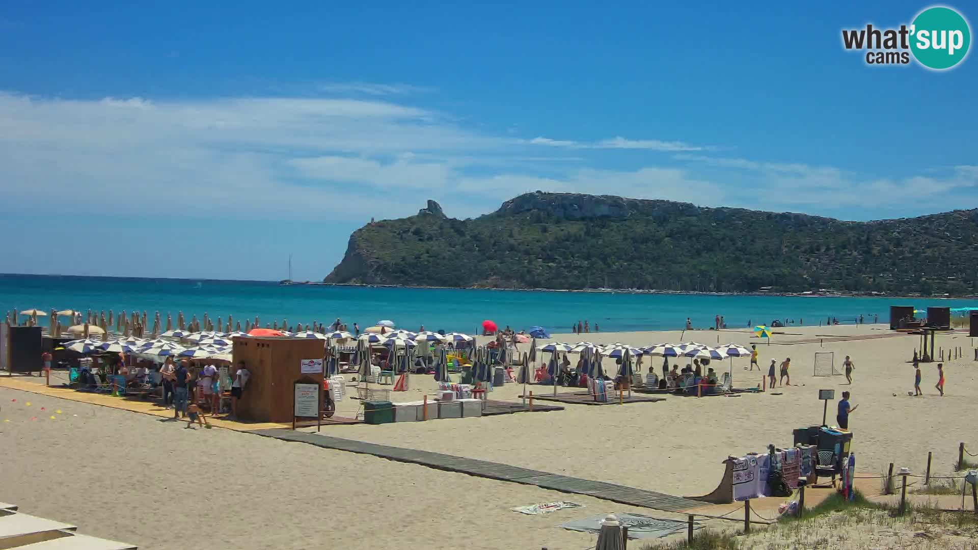 Poetto Strand Webcam | Cagliari | Sardinien