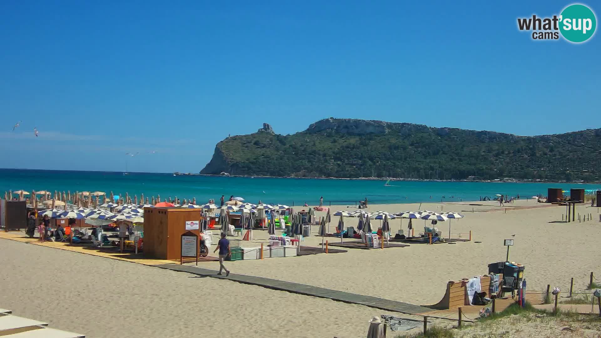 Webcam plage de Poetto | Cagliari | Sardaigne