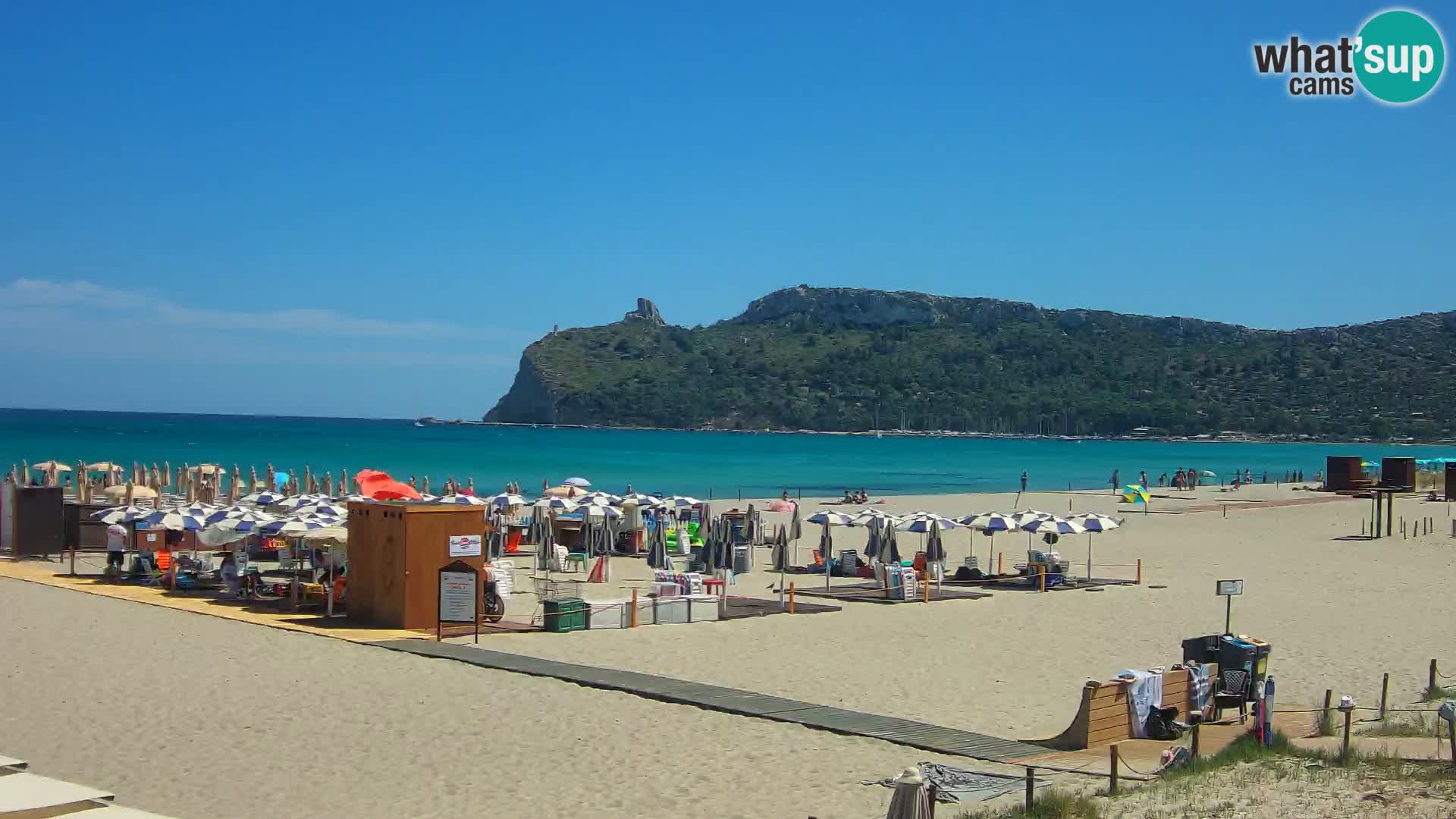 Poetto beach webcam | Cagliari | Sardinia