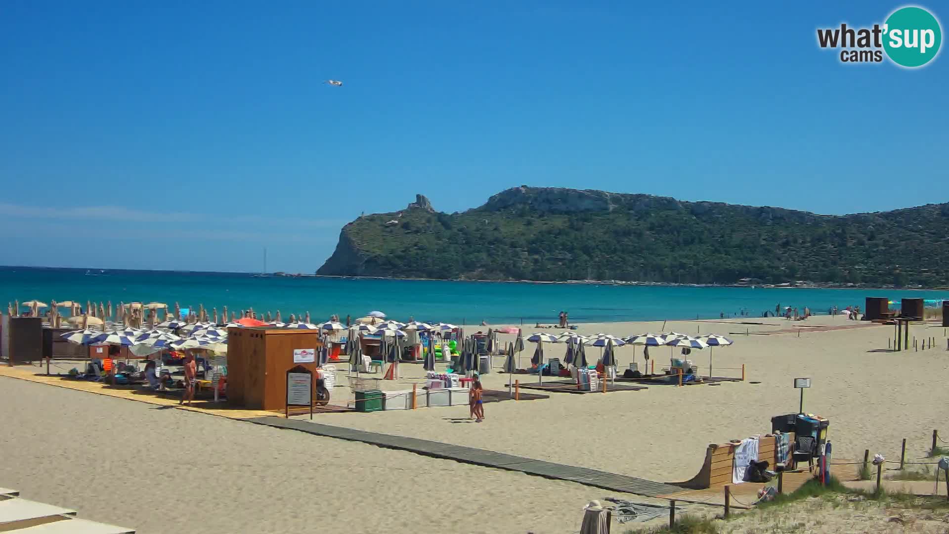 Poetto beach webcam | Cagliari | Sardinija