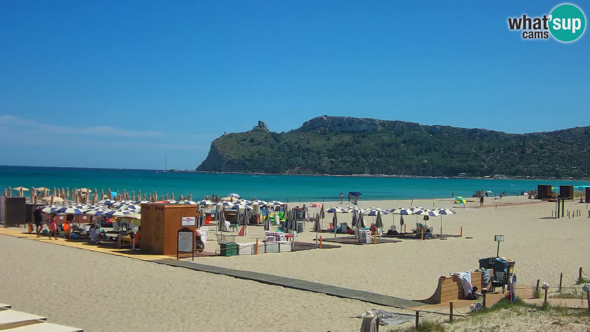 Poetto Strand Webcam | Cagliari | Sardinien