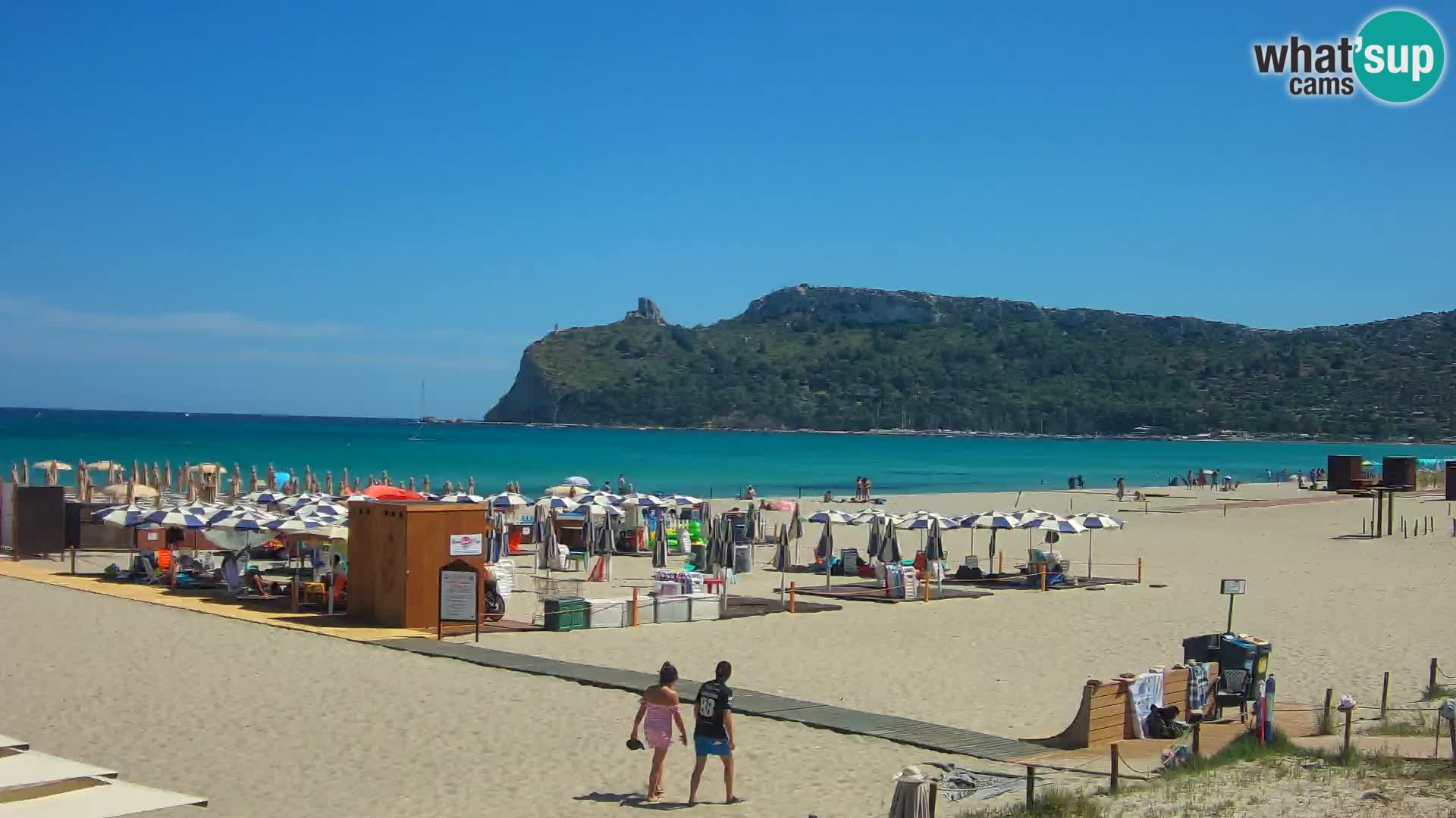 Poetto beach webcam | Cagliari | Sardinija