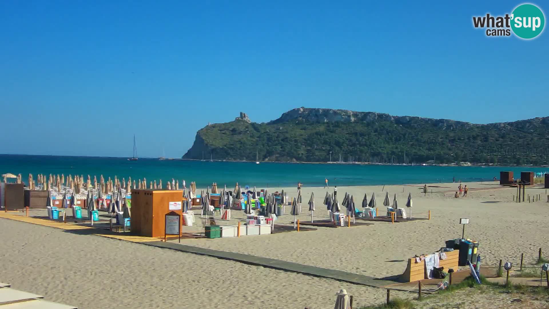 Poetto beach webcam | Cagliari | Sardinia